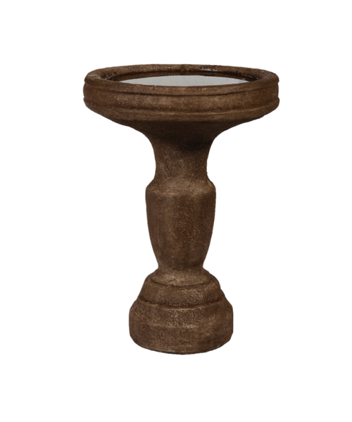 23" Petite Rustic Bird Bath
