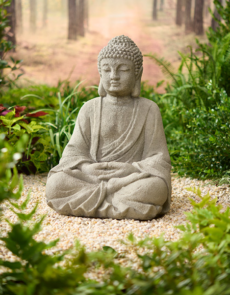 21" Double Lotus Mediating Buddha