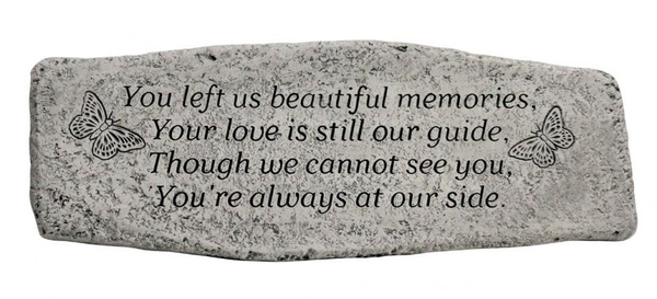 29" You Left Us Beautiful Memories Bench