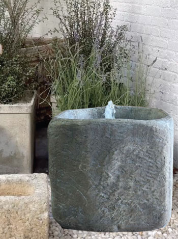 24" Limestone Bubbler