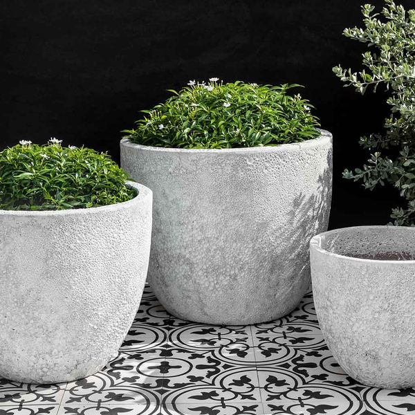 Caipirinha Planter S/3 - White Coral