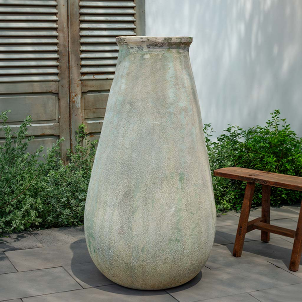 41" Oliviere Jar, Murano Fresco