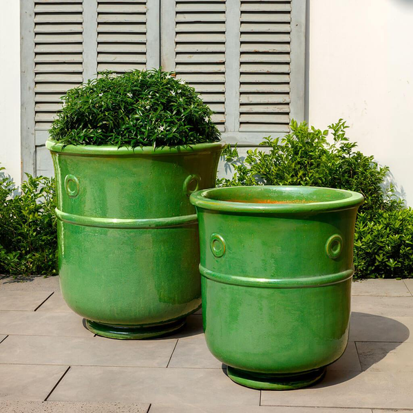 27" St. Tropez Planter, Erin Green