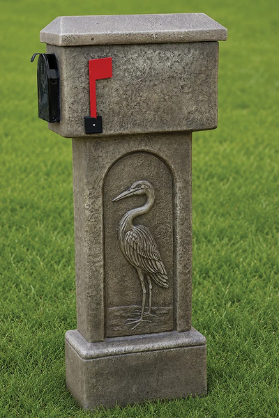 54" Mailbox - Heron