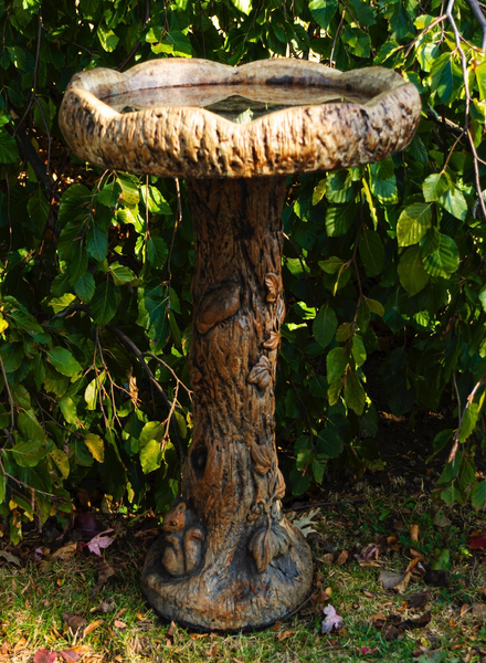 26" Woodland Birdbath
