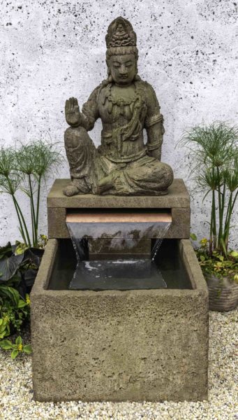 Antique Quan Yin Buddha Fountain - Thumbnail 4