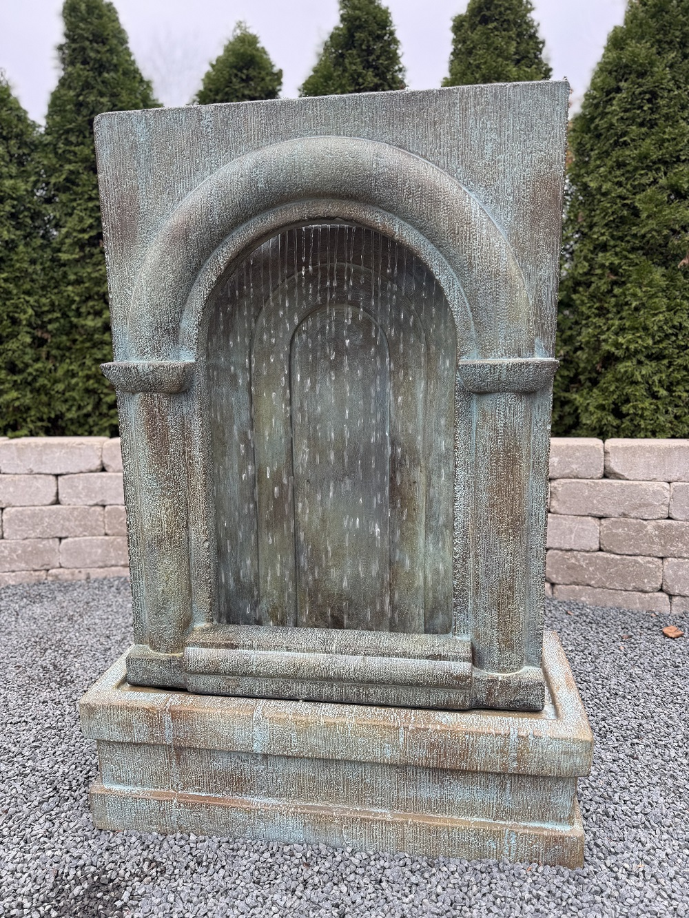 42" Grotto Falling Diamonds Fountain, 2 PC