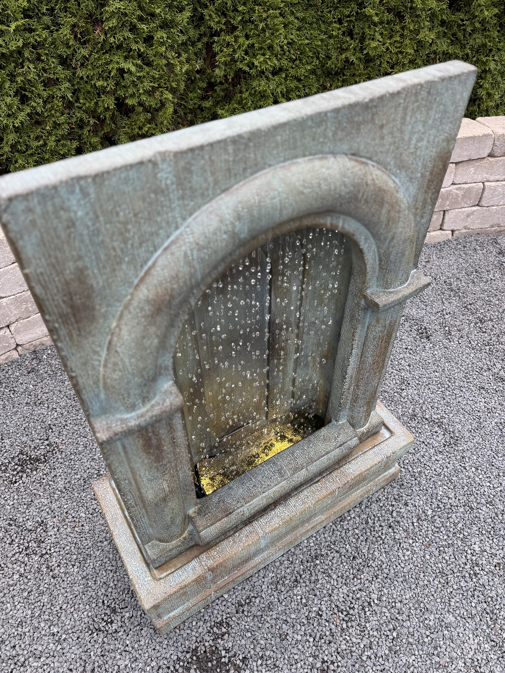 42" Grotto Falling Diamonds Fountain, 2 PC