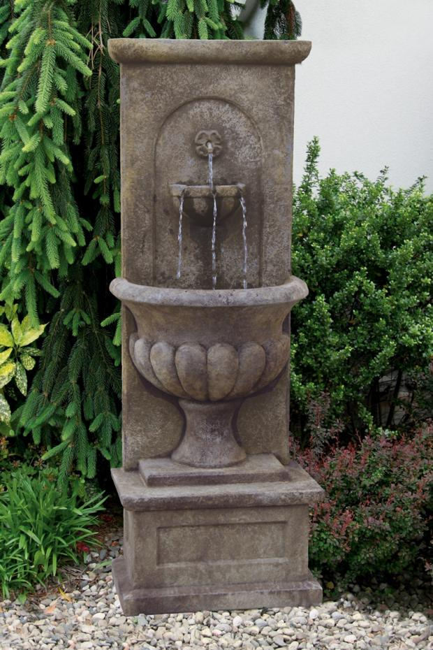 66" Roman Urn Wall Fountain