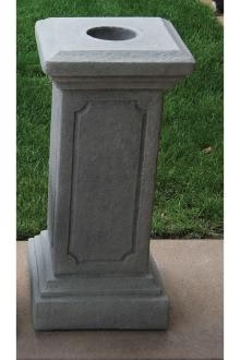 28" Square Paneled Pedestal