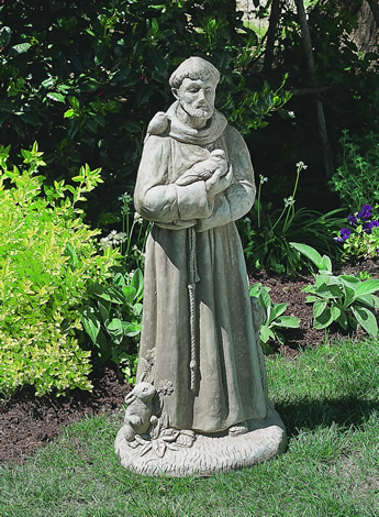 36" St. Francis With Animals