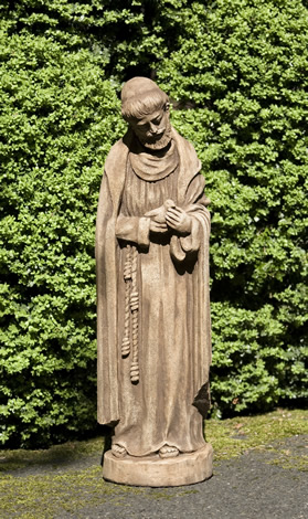 36" St. Francis With Baby Bird