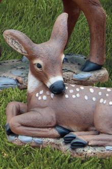 13" Laydown Fawn - Head Down