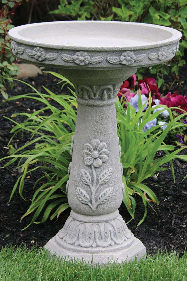 27" Daisy Birdbath