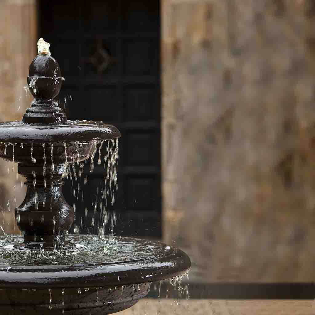 64" Caterina Fountain in Basin