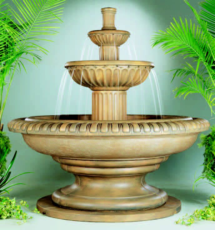 72" Palazzo Fluted Fountain