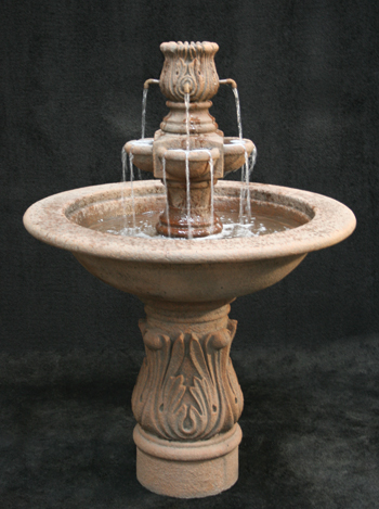 59" Assisi Fountain with Cobra Pedestal