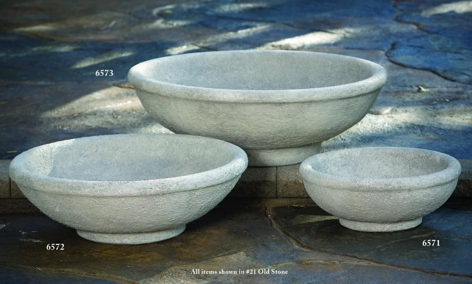 10" Large Low Bowl Planter