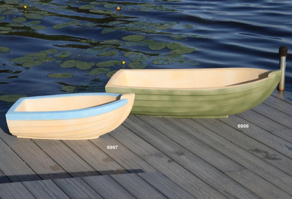 13" Large Row Boat Planter