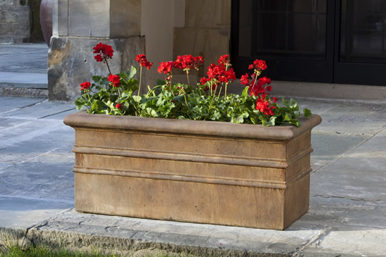 Campania Classic Rolled Rim Window Box