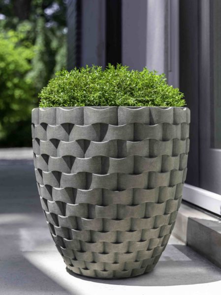Campania M Weave Round Planter - Thumbnail 4