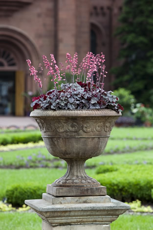 20" Smithsonian Foliated Scroll Urn