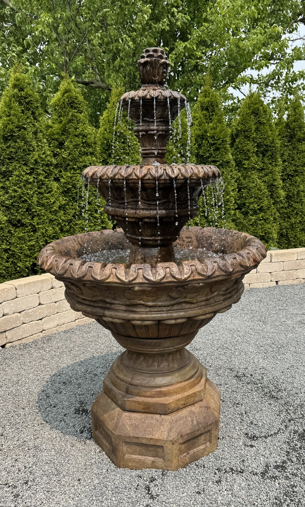 62" Valencia Three Tier Fountain