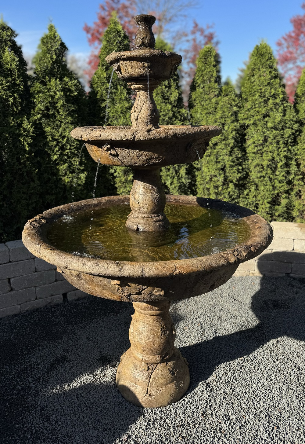70" Triple Tazza Tier Fountain