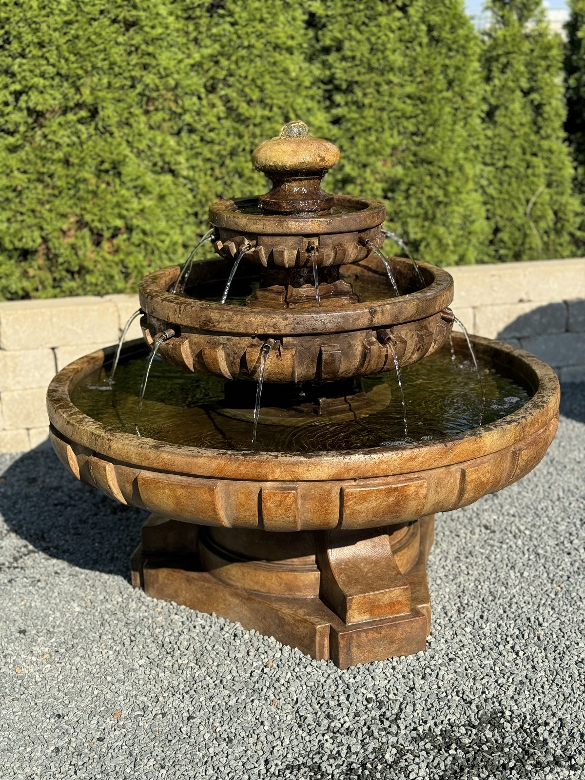33" Large Regal Tier Fountain, 5 PC