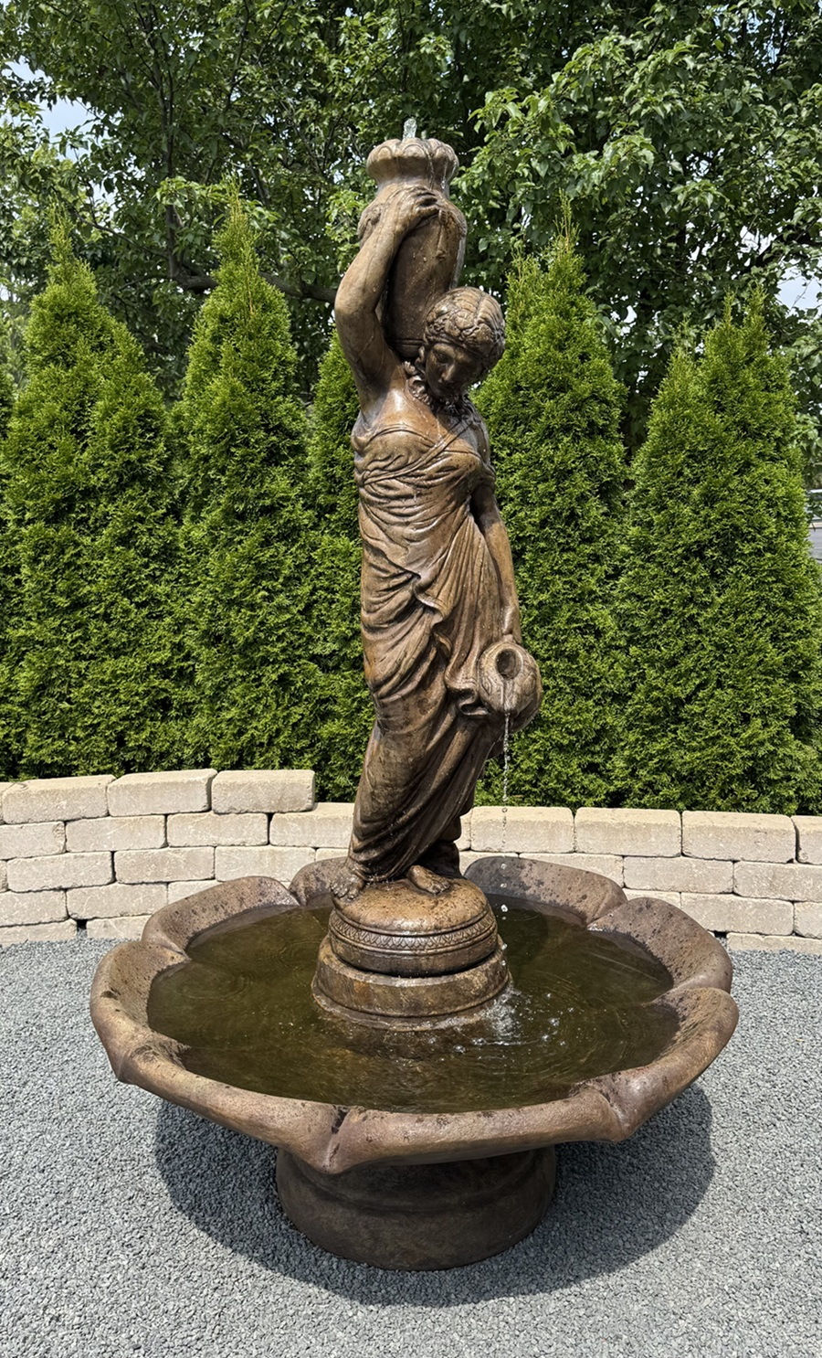 76" Rebecca At Well Fountain