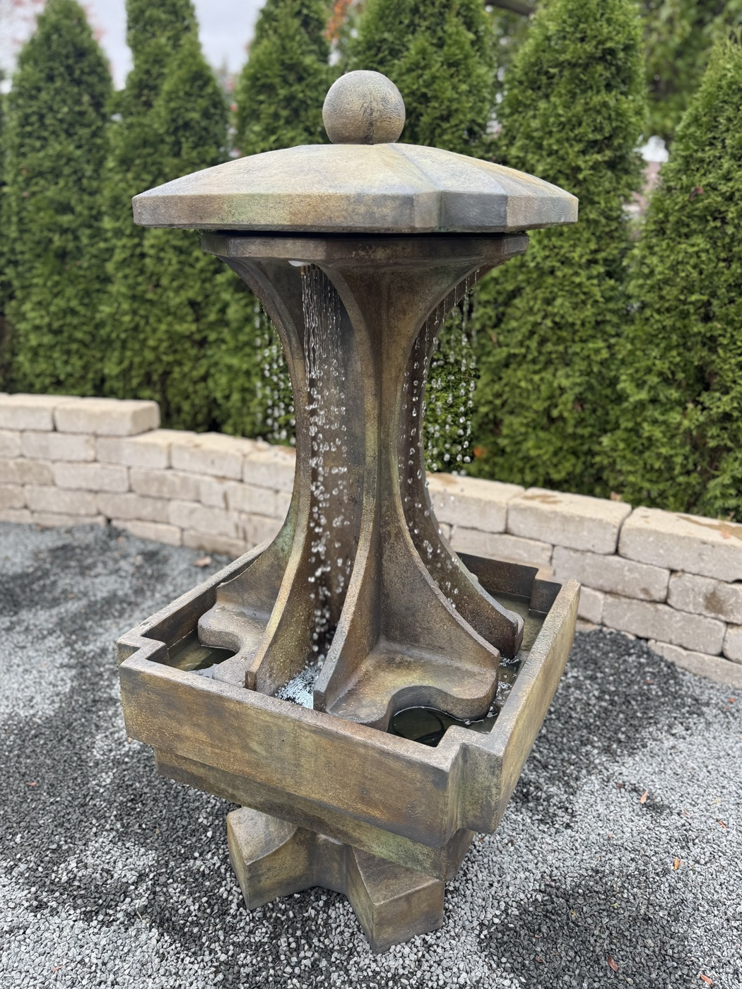 53" La Crosse Fountain, 4 PC 53" La Crosse Fountain, 4 PC