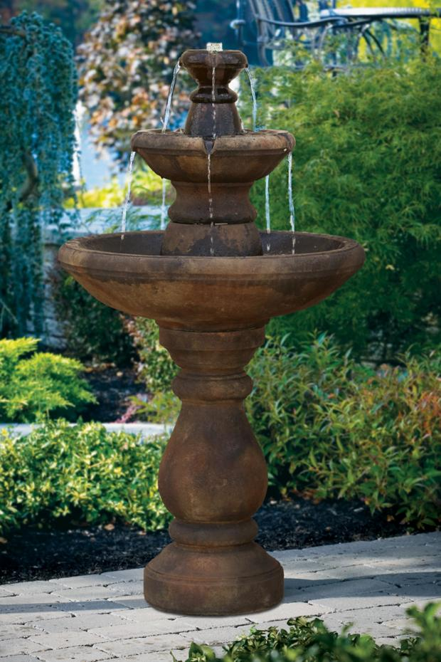 54" Two Tier Lane Fountain