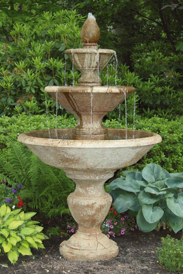 79" Three Tier Cortona with Pineapple Fountain