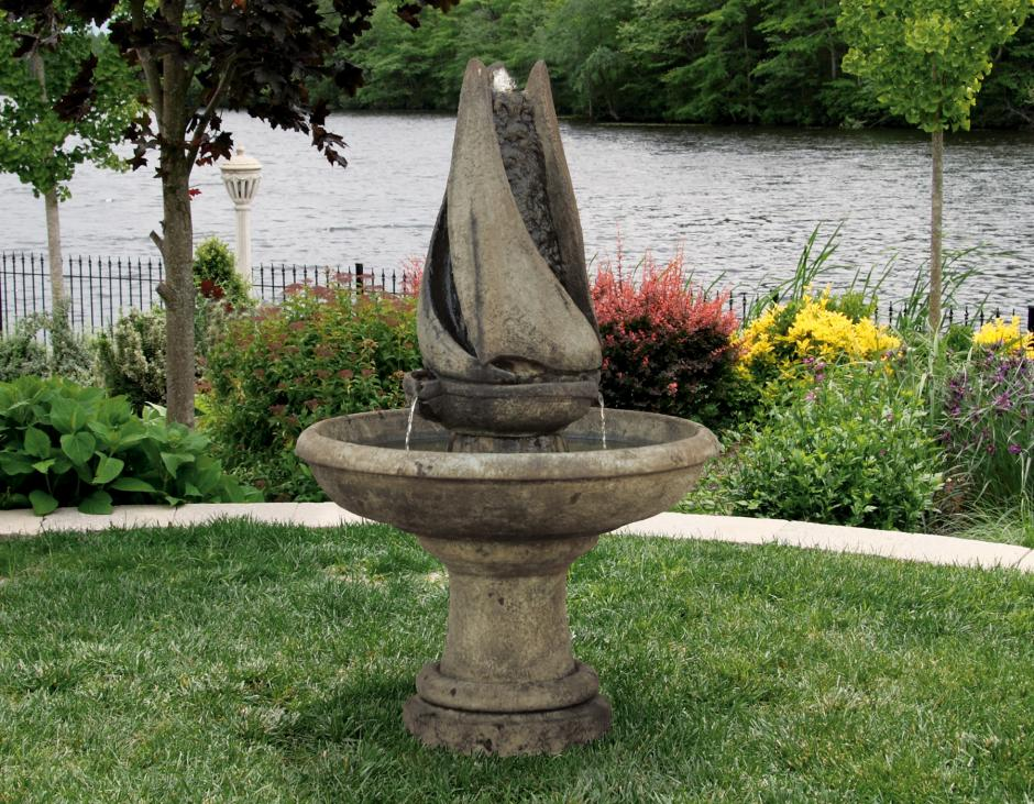 Sail Away Tall Concrete Fountain - Thumbnail 2