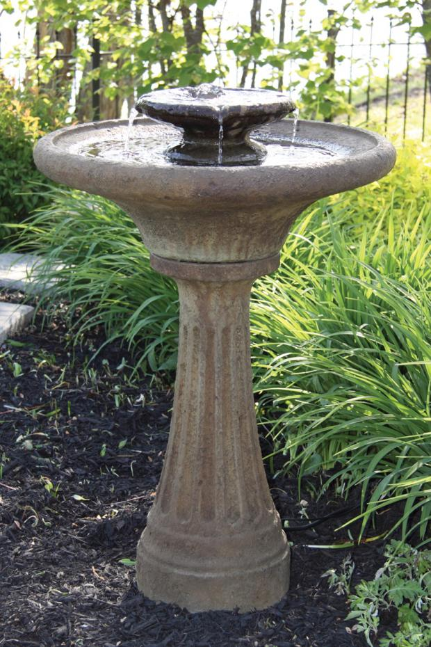 33" Two Tier Chelsea Fluted Fountain