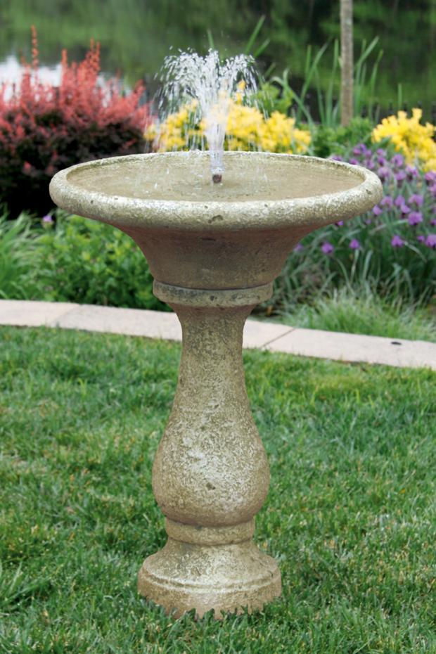 30" Chelsea Fleur De Lis Round Fountain
