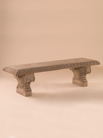 Fiore Stone Garden Bench - Thumbnail 3