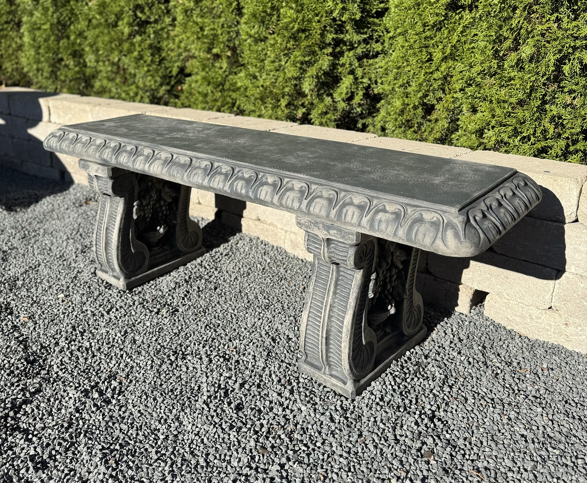 54" Grapeleaf Straight Bench