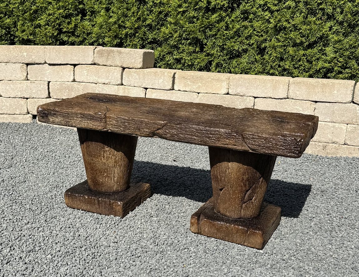 36" Stone Edge Bench