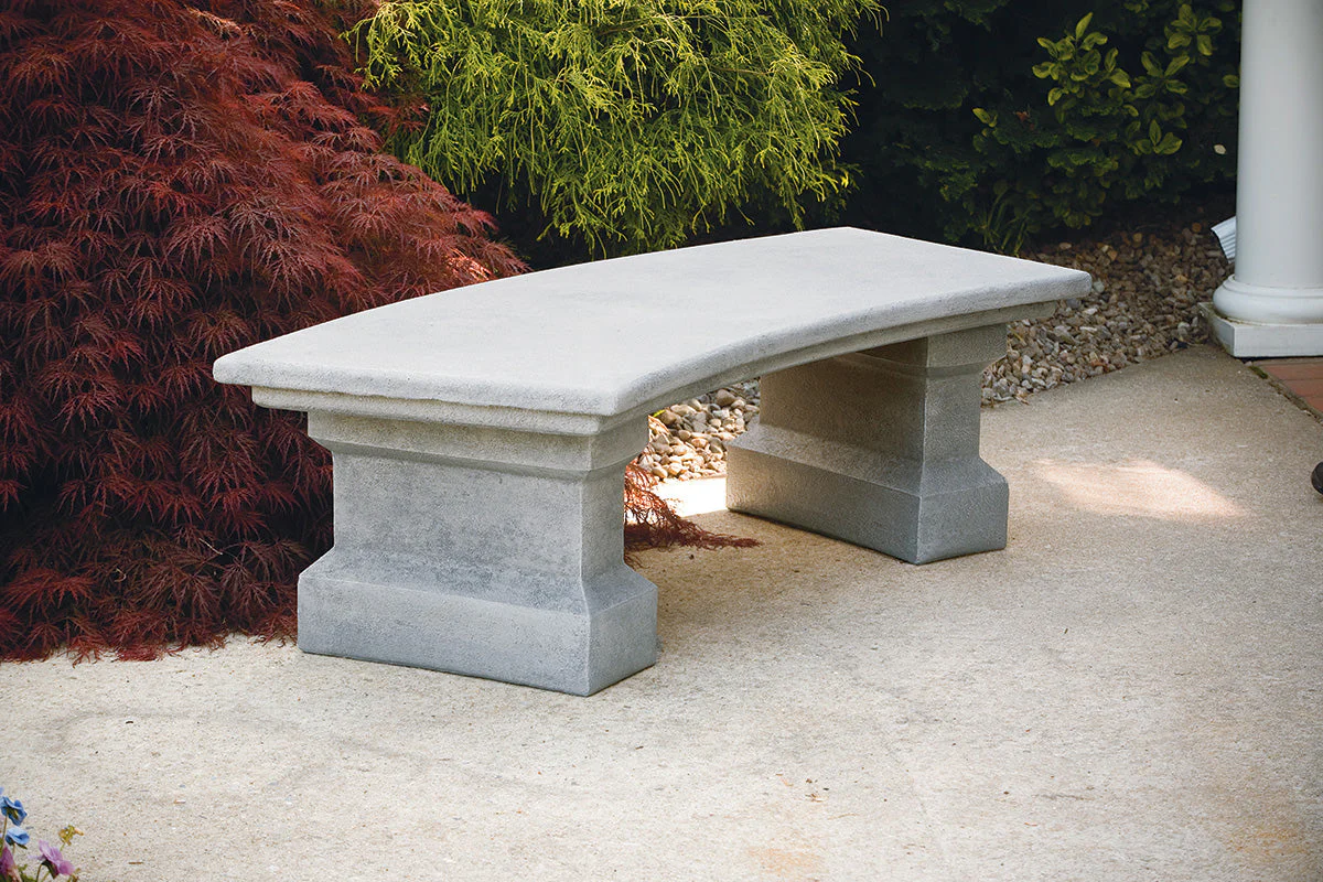 62" Classic Curved Bench