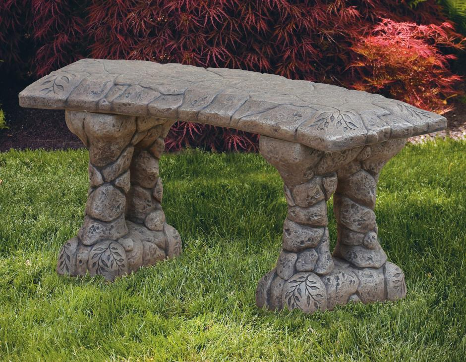 40" Stone Bench
