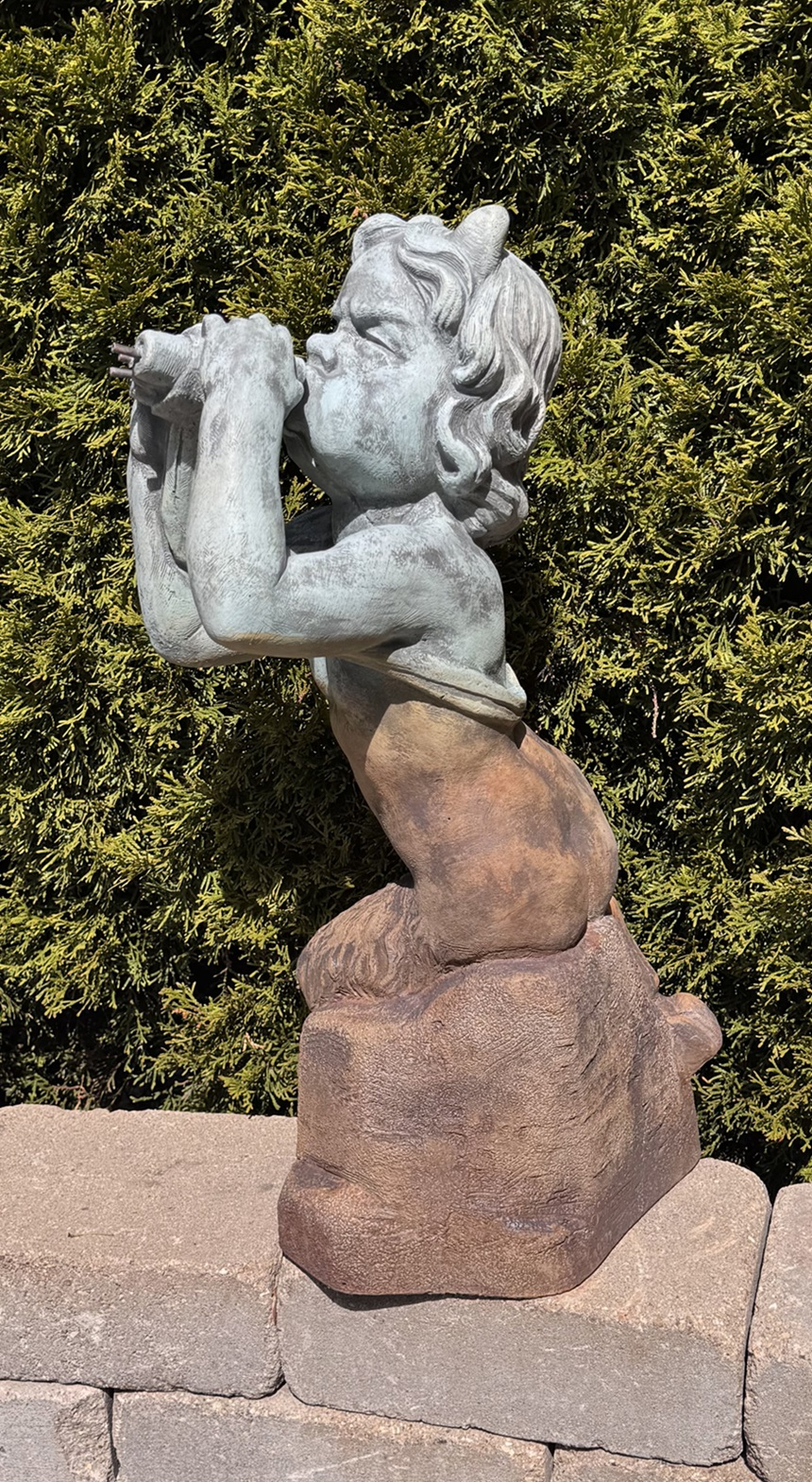 26" Pan Statue (piped)