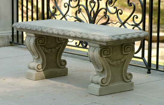 52" Longwood Main Fountain Garden Bench