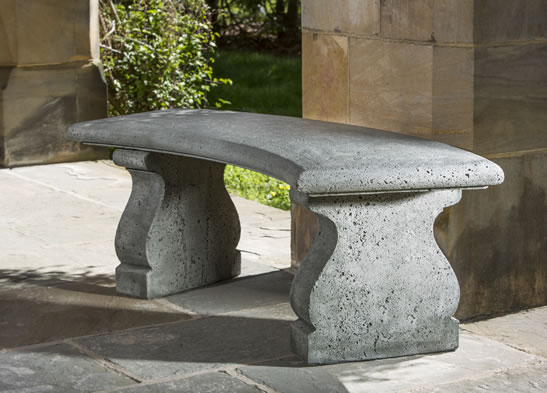 61" Provencal Curved Bench