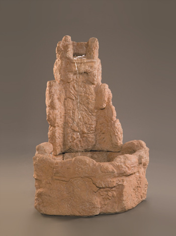 41" Corner Rock Fountain, Small