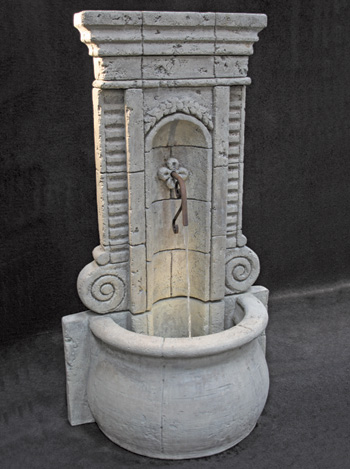 Champagne Wall Fountain, Tall - Thumbnail 2