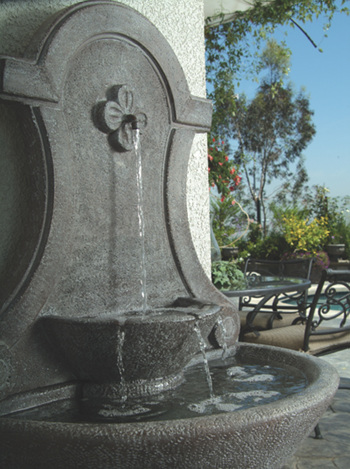 58" Fiore Wall Fountain