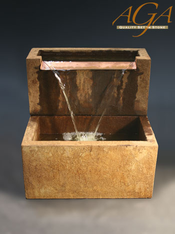 Fiore Stone Senza Uccelli Fountain