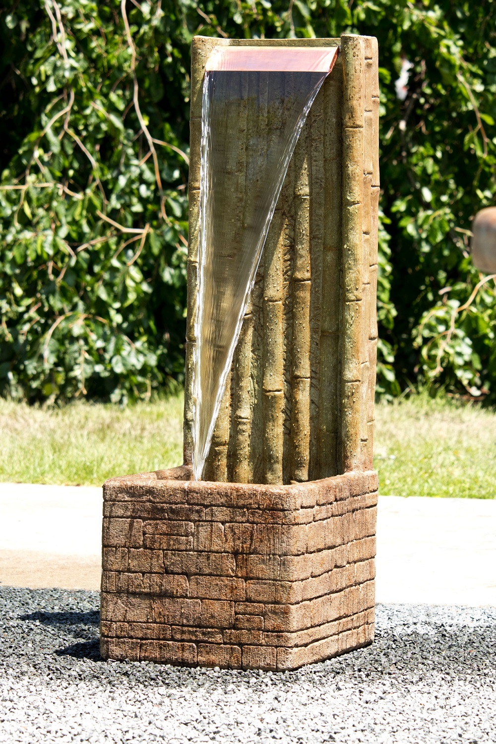 46 Bamboo Wall Fountain Four Seasons Garden Art