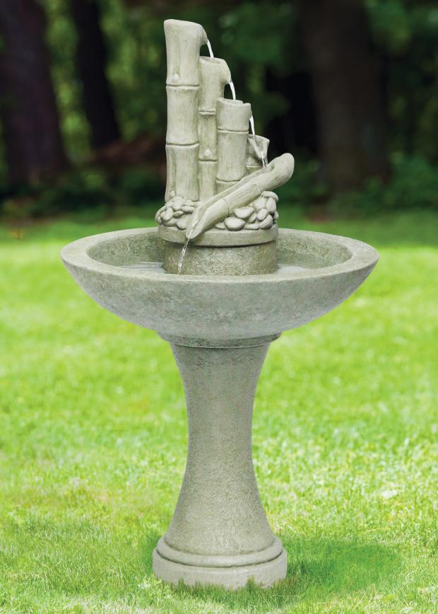 Bamboo Spill Style Concrete Fountain - Thumbnail 4
